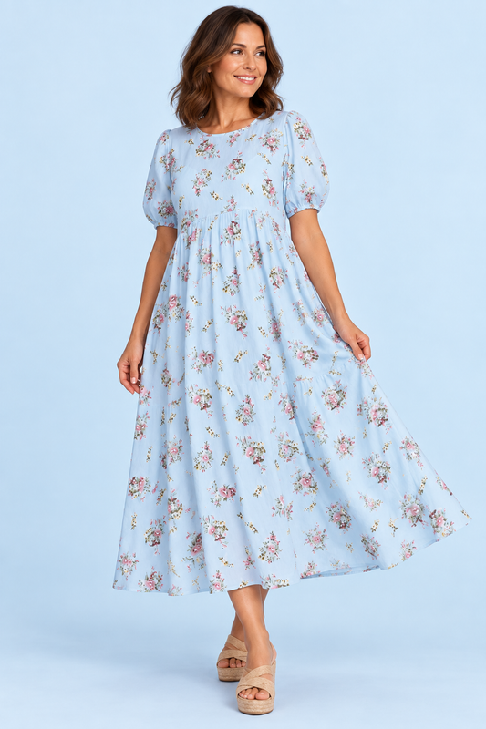 Primrose Dress Blue