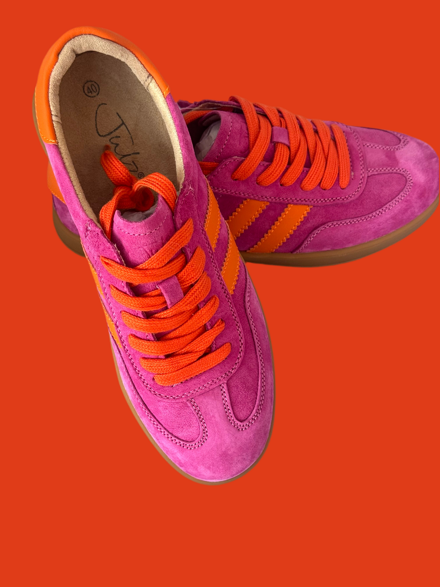 Shiloh fuchsia and orange