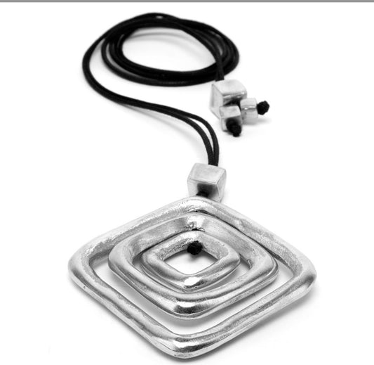 Three square pendant