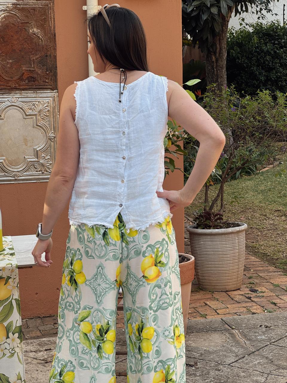 Summer linen top