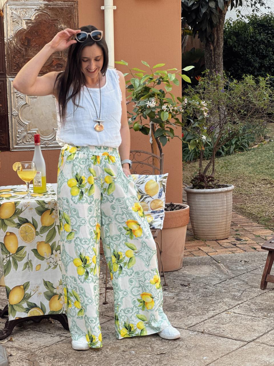Summer linen top