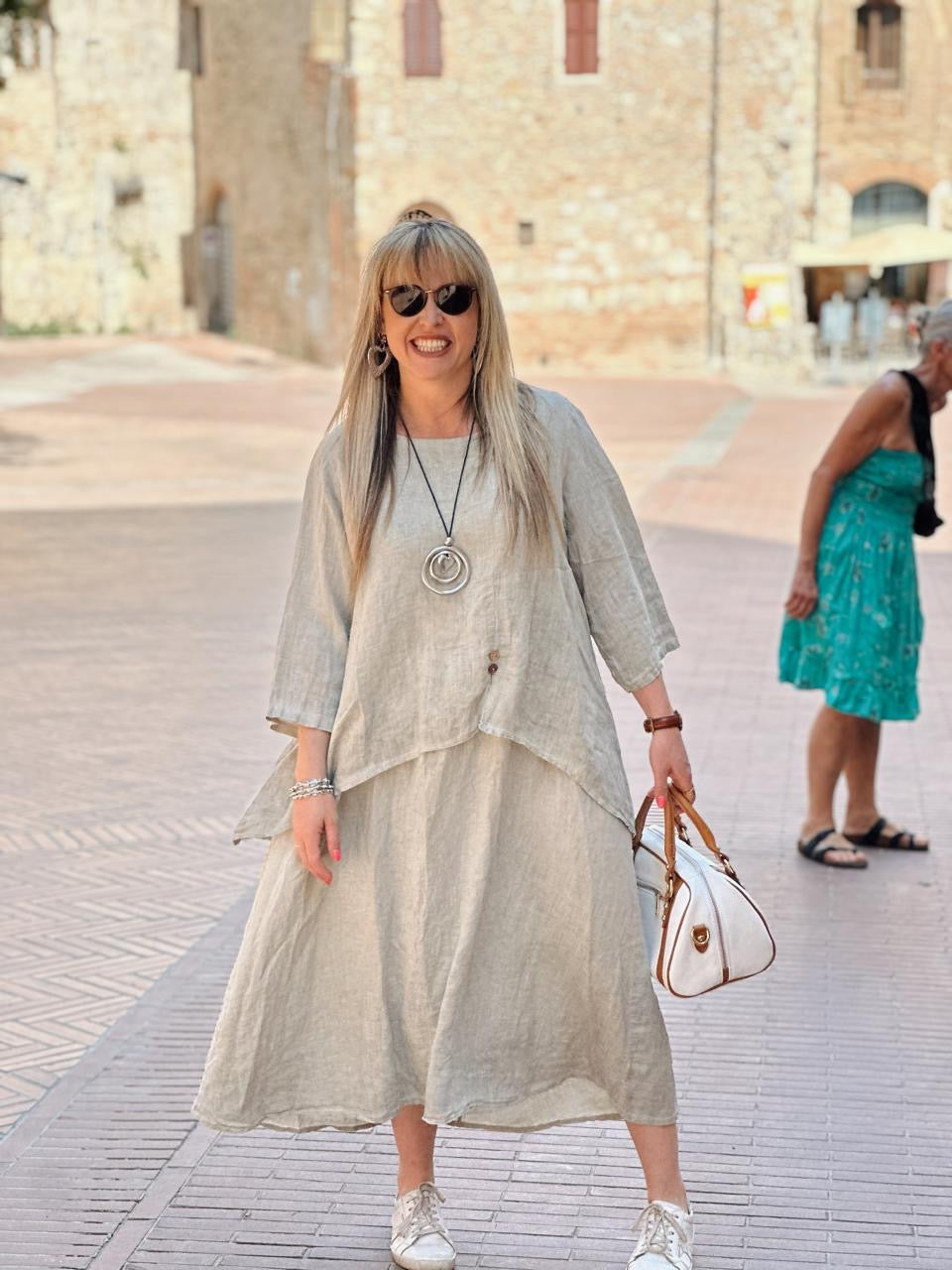 Kumud linen dress