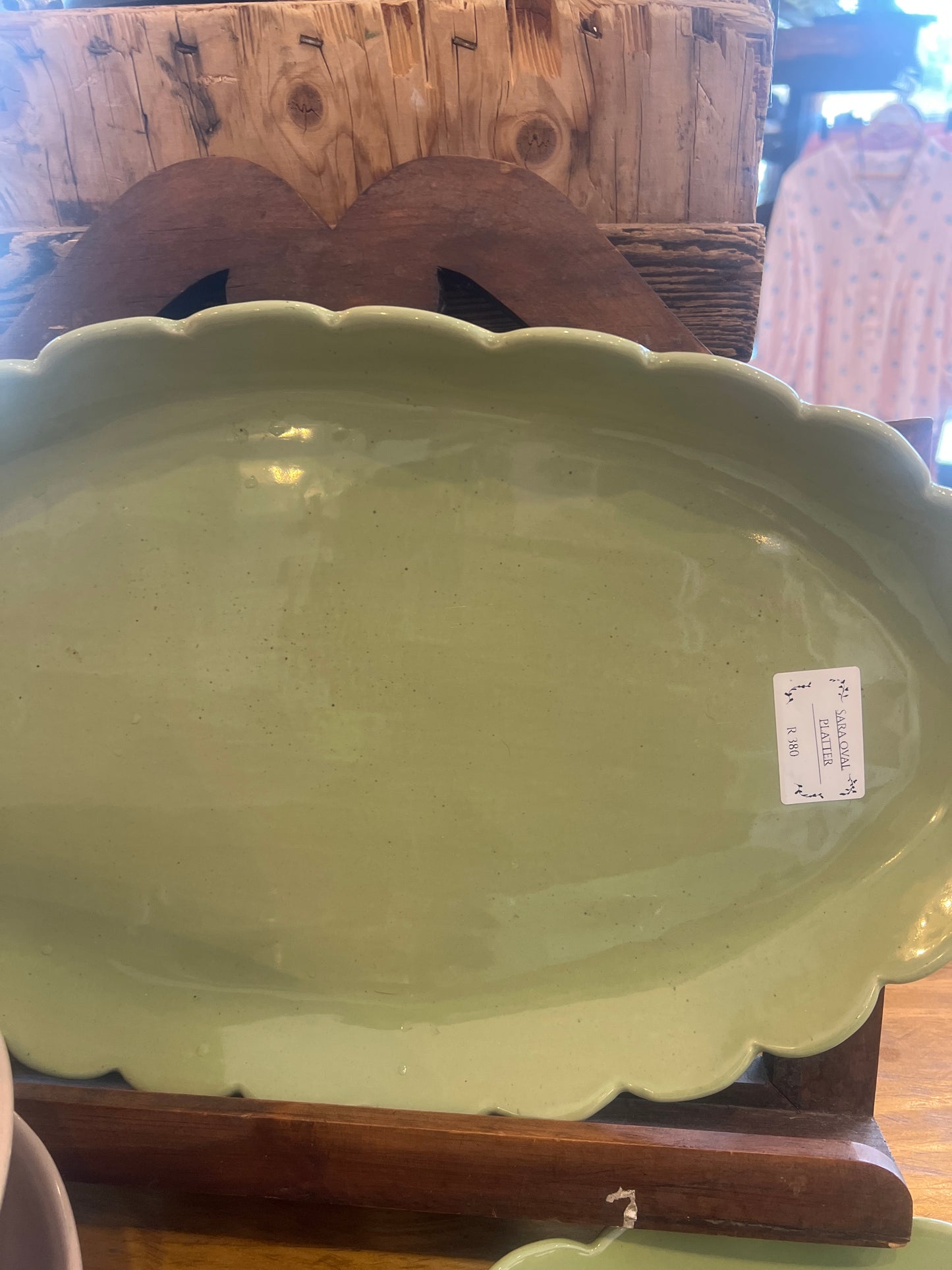 Sara oval platter