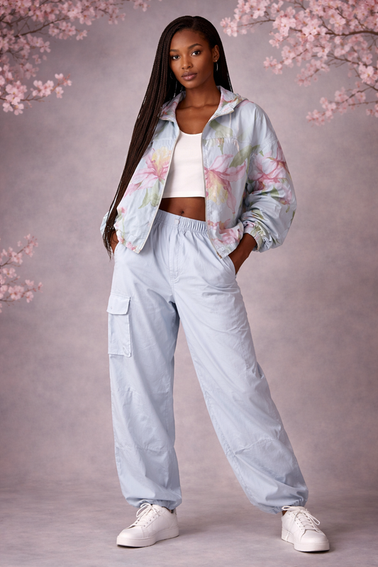 Willow Floral Jacket Blue