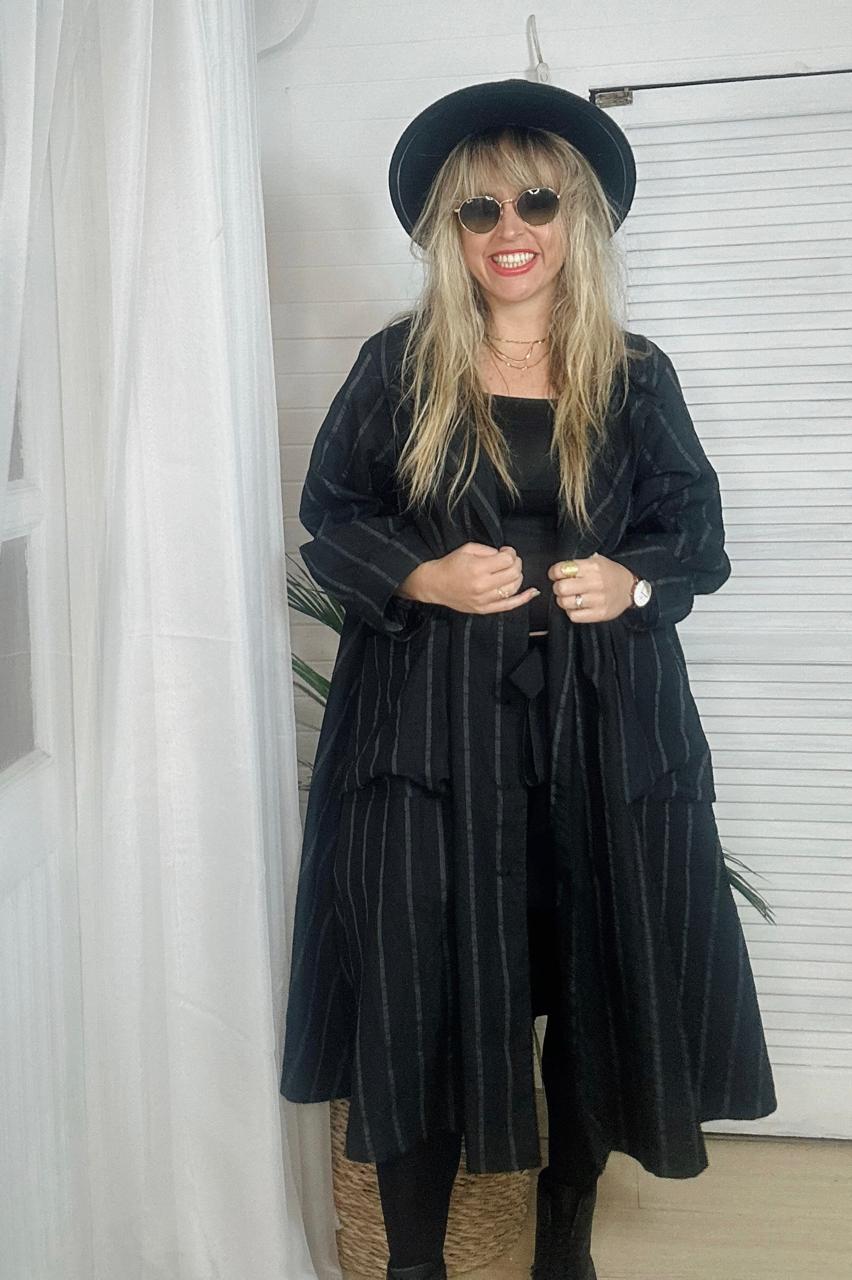 Exclusive Stripe Coat