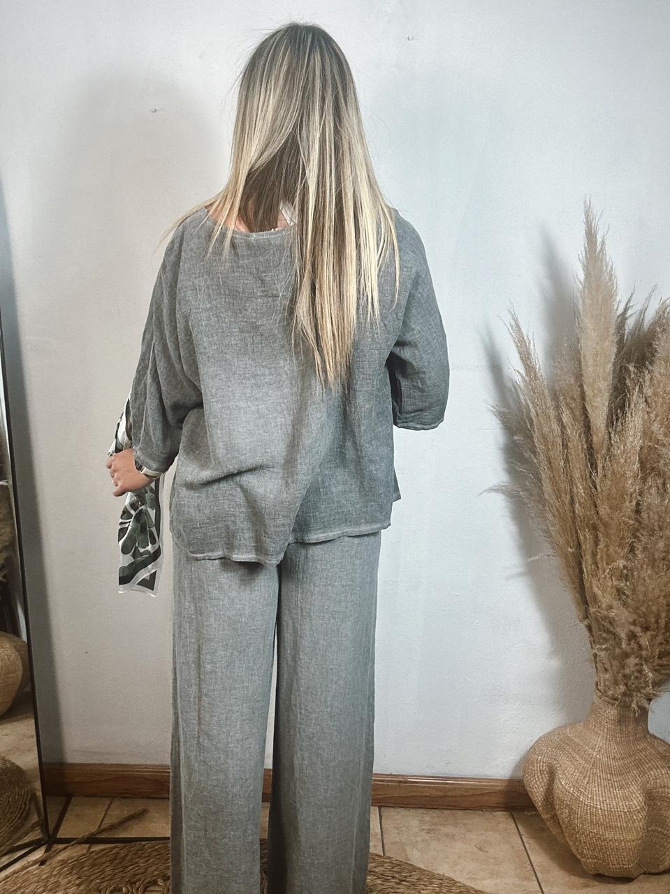 Wendy linen top