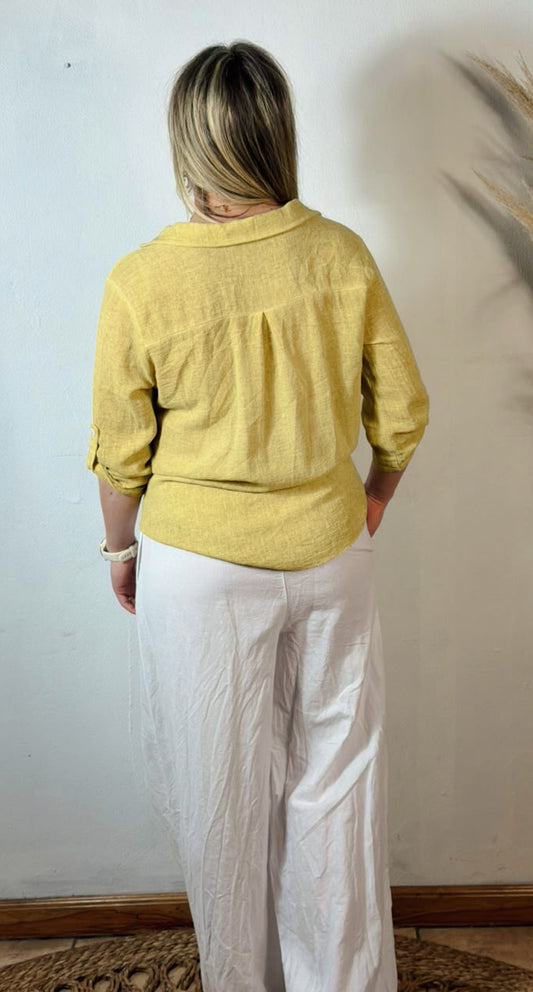 Emma Top Mustard