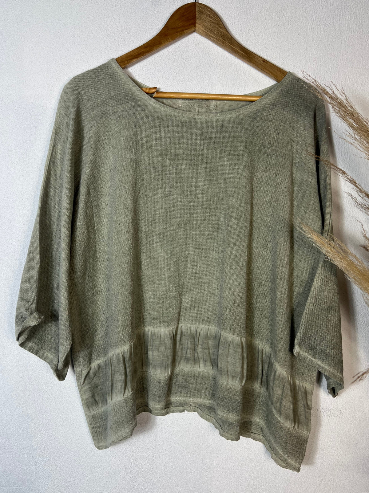 Agnes Top Olive