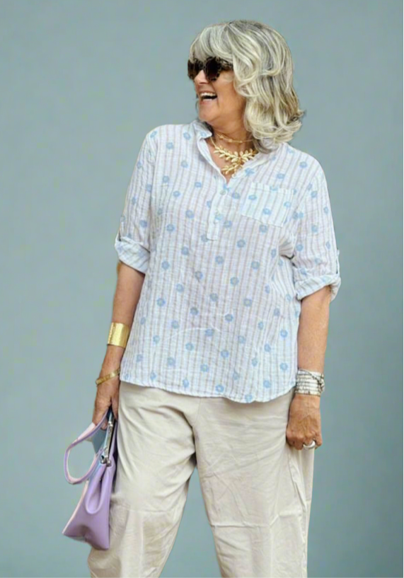 Daisy pocket top