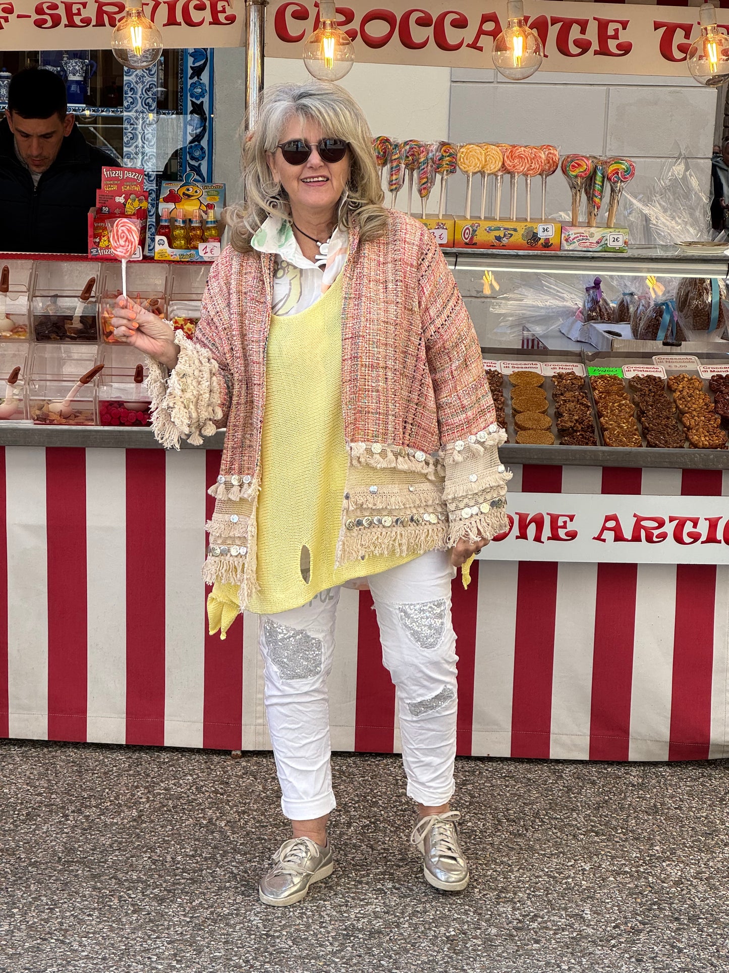 Bohemian Jacket Peach