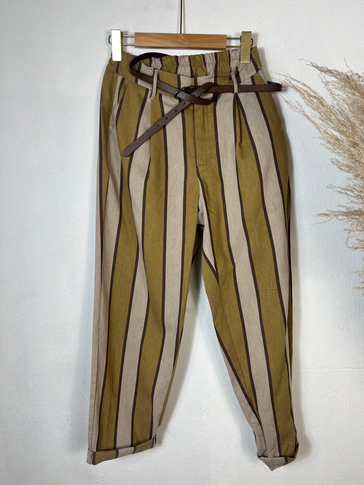 Stripe Pants Mustard