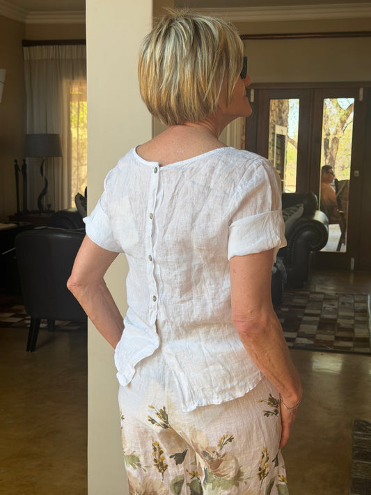 Nellie Linen Top