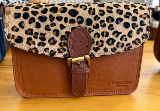 Leopard brown bag