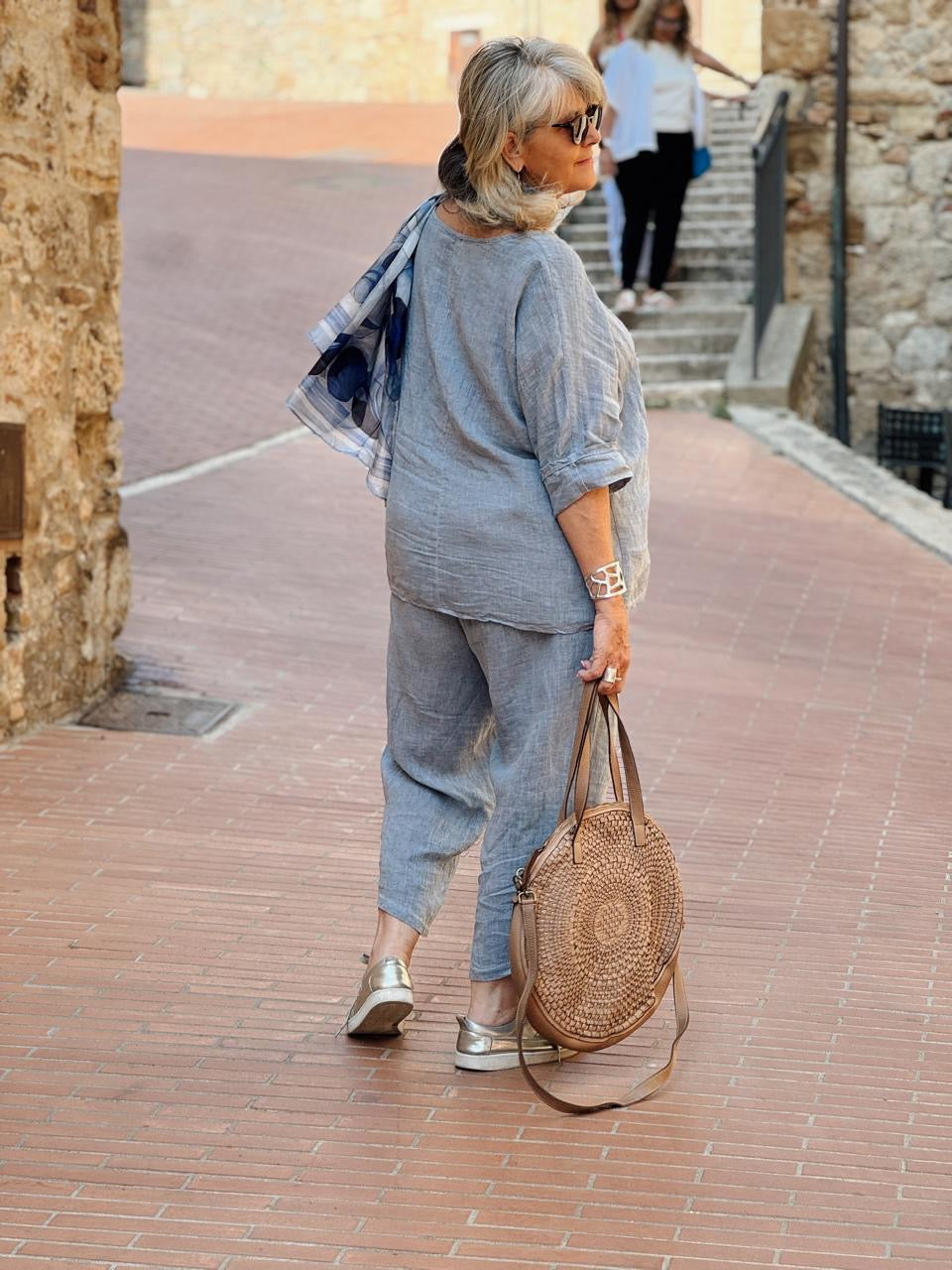 Lindy linen top