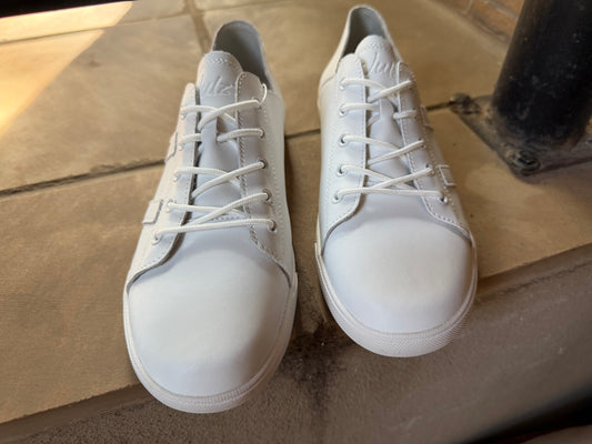 Vicki white stripe julz sneaker
