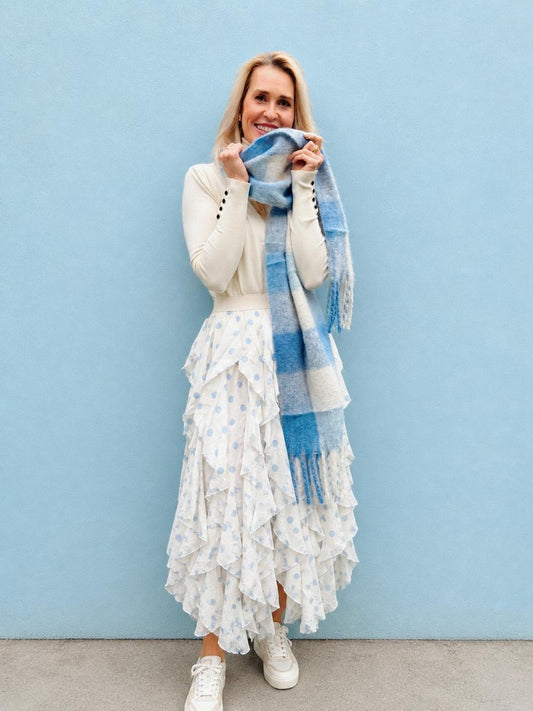 Fluff Block Scarf