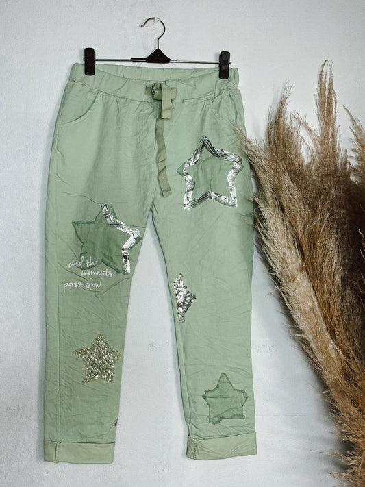 Star Magic Pants Mint