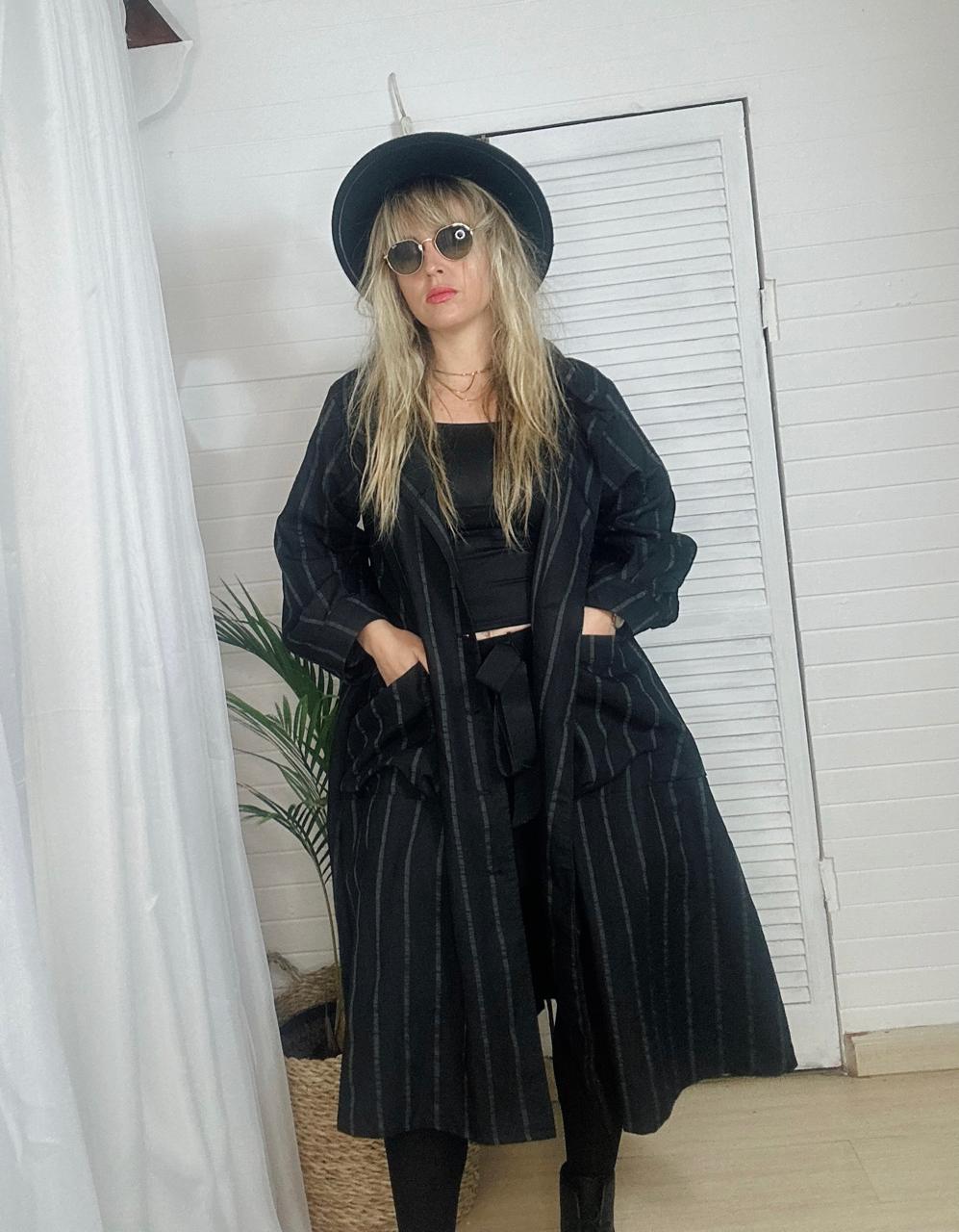 Exclusive Stripe Coat