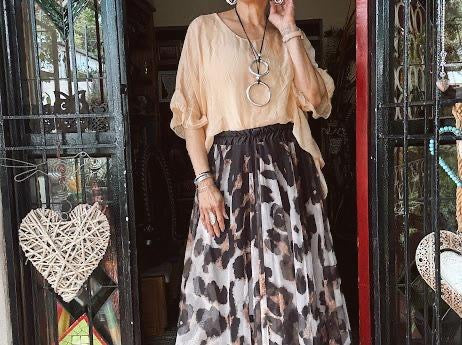 Leopard Skirt