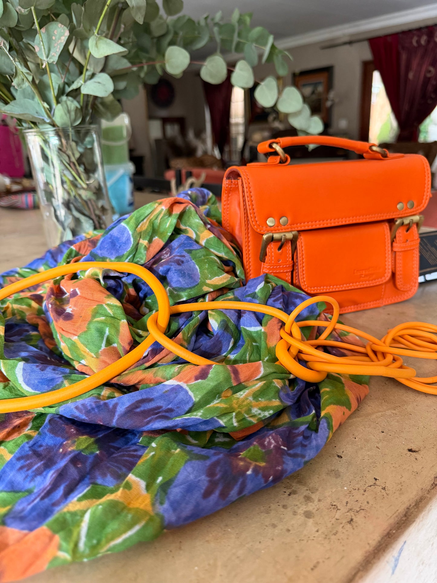 Zara bag orange
