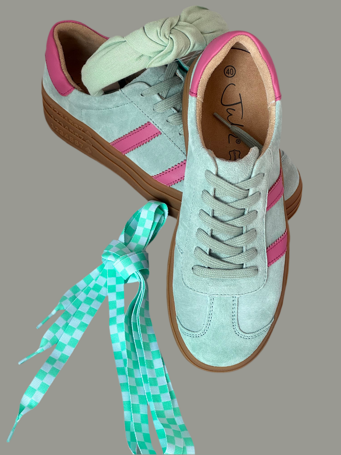 Bree mint and pink