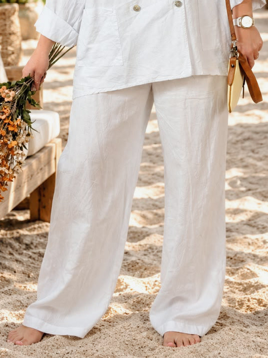 Sophia Pants White