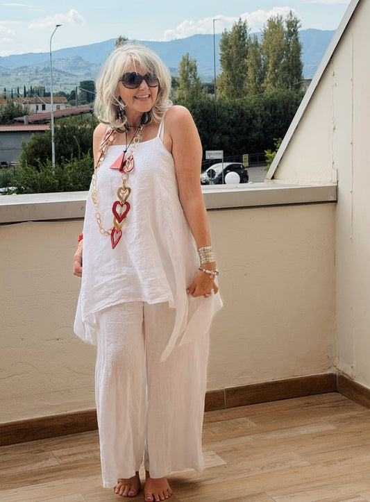 Valentina Jumpsuit White