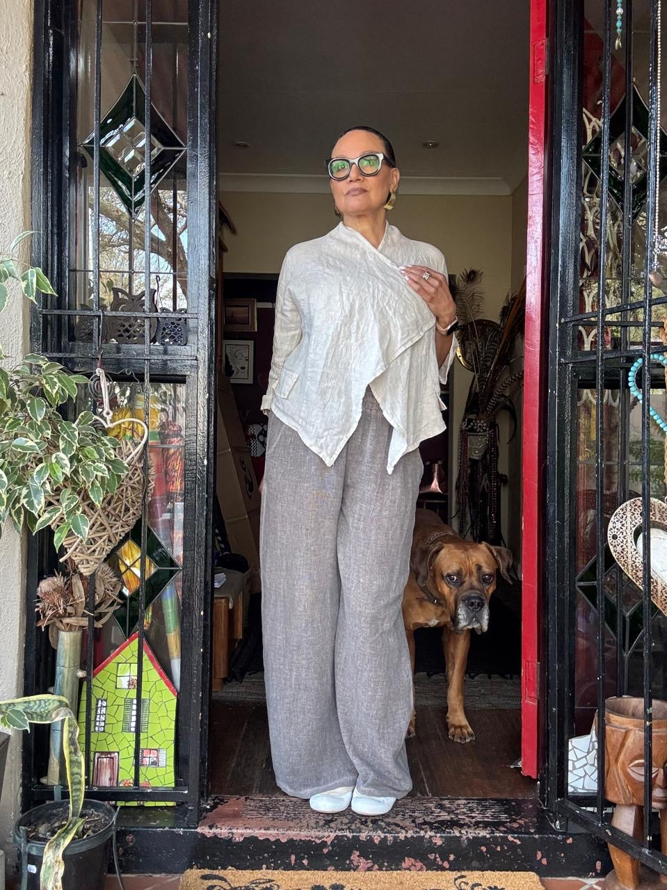 Lina linen over