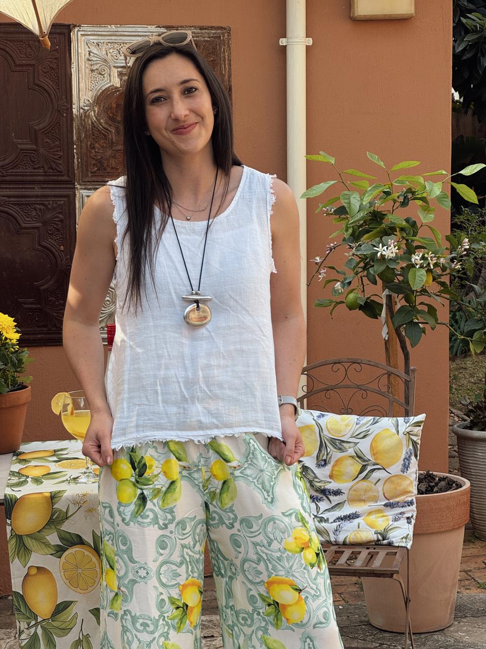Summer linen top