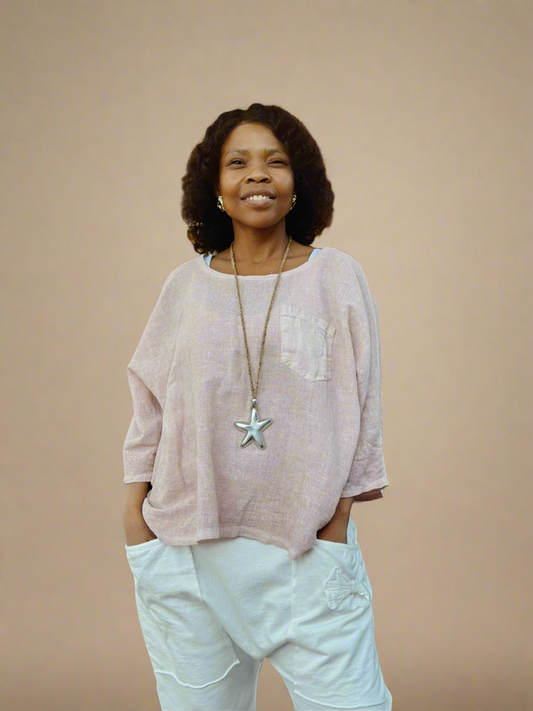 Wendy linen top