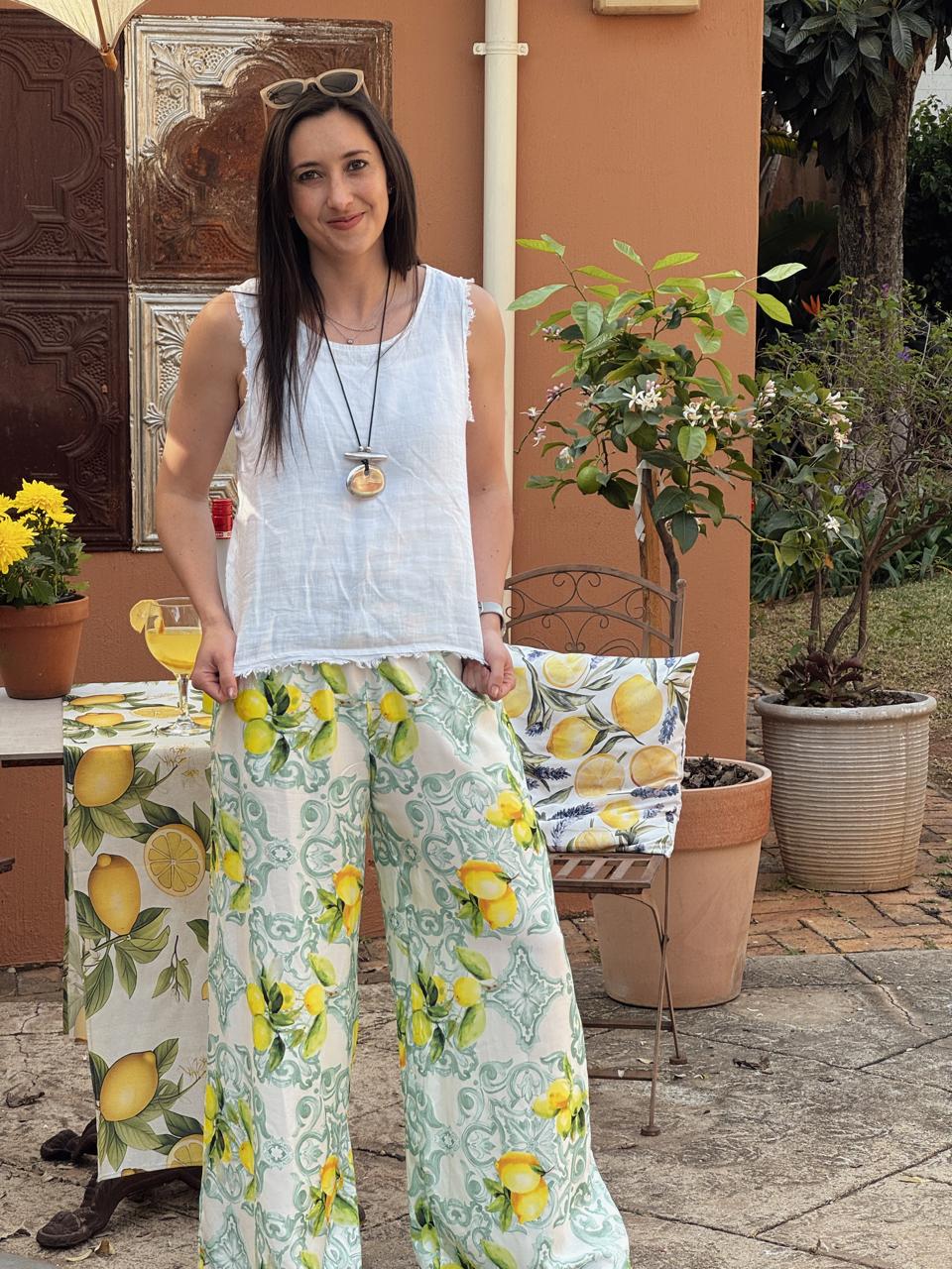 Summer linen top