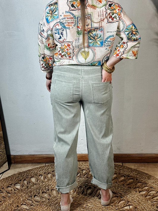 Zip Magic Pants Olive