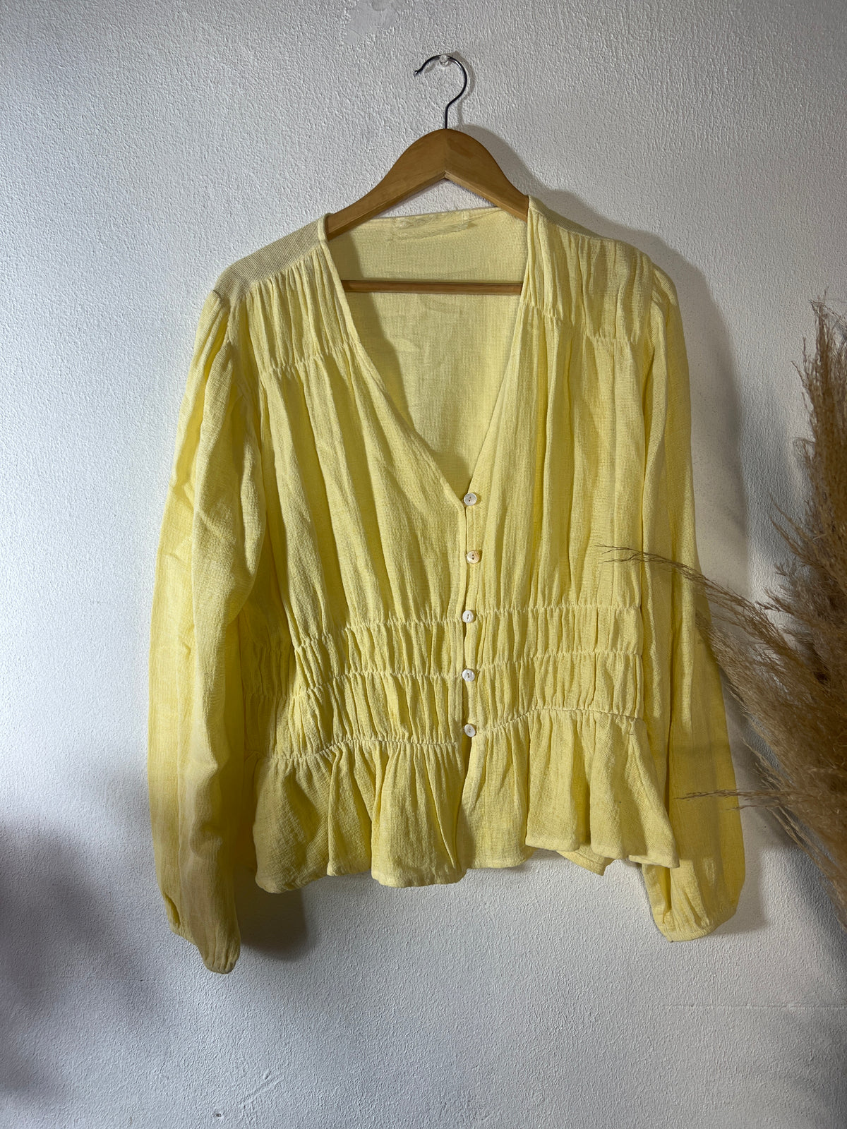 Cora Top Yellow