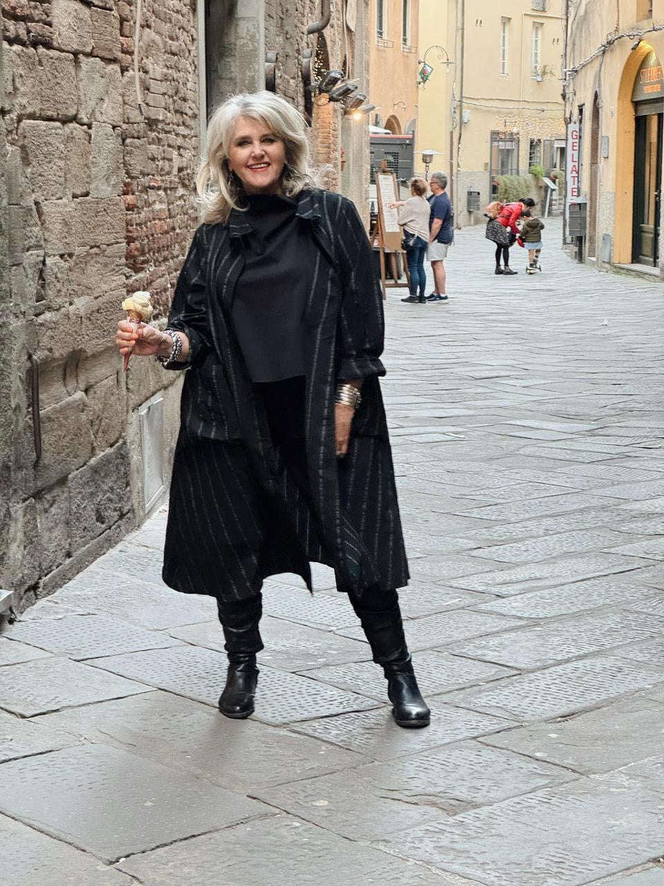 Exclusive Stripe Coat