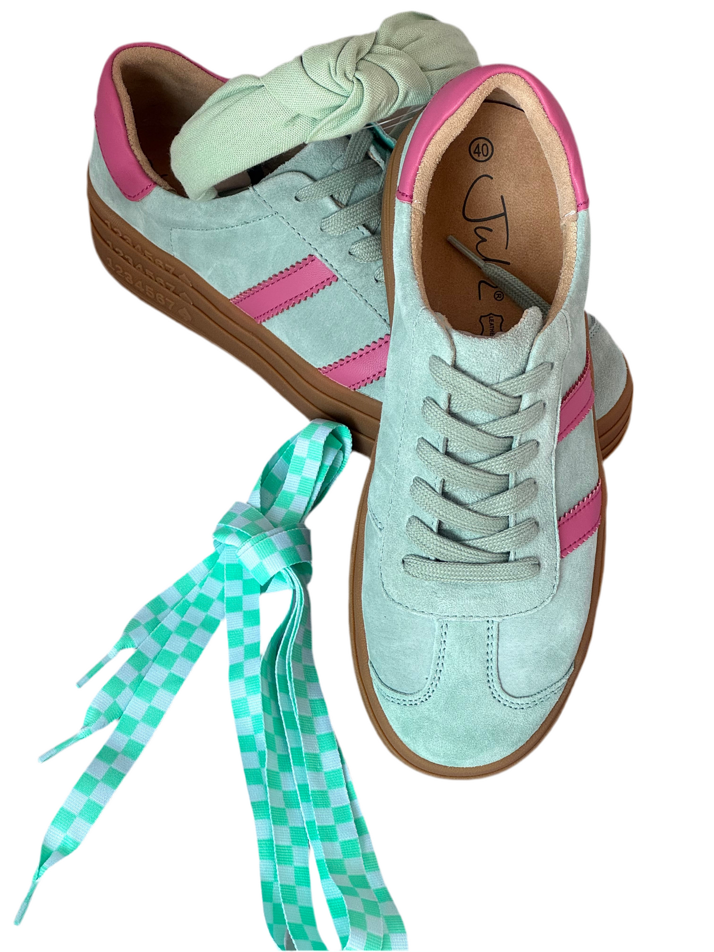 Bree mint and pink