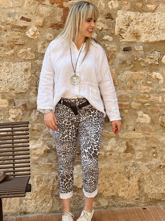 Leopard Magic Pants