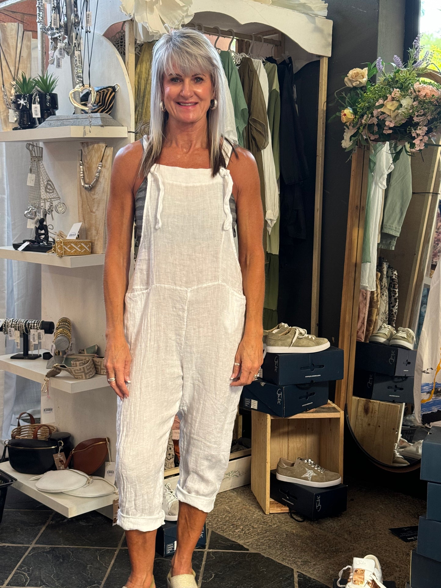 Ash Linen Jumpsuit