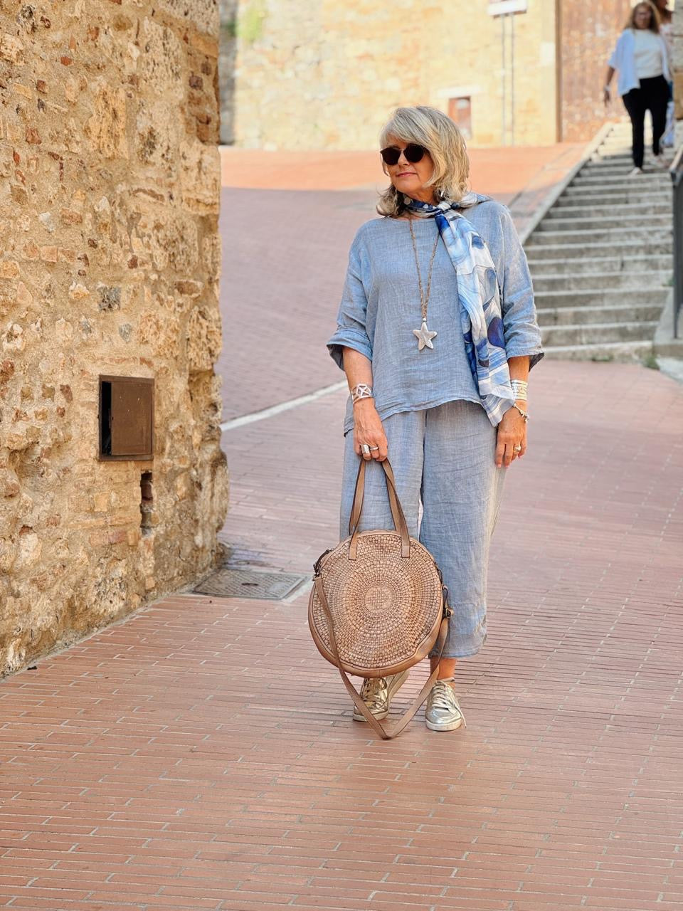 Lindy linen top