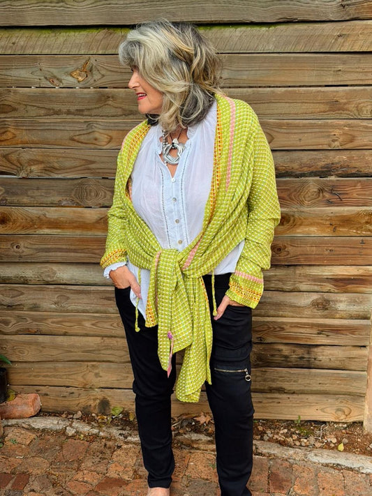 Scarf top Green