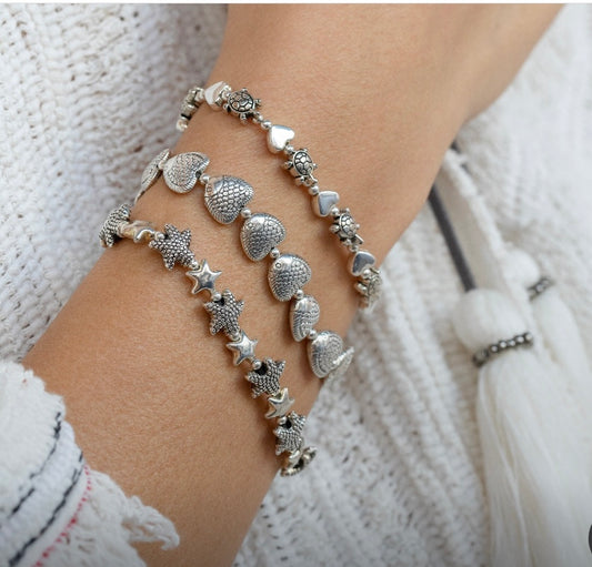 A heart -fish bracelet