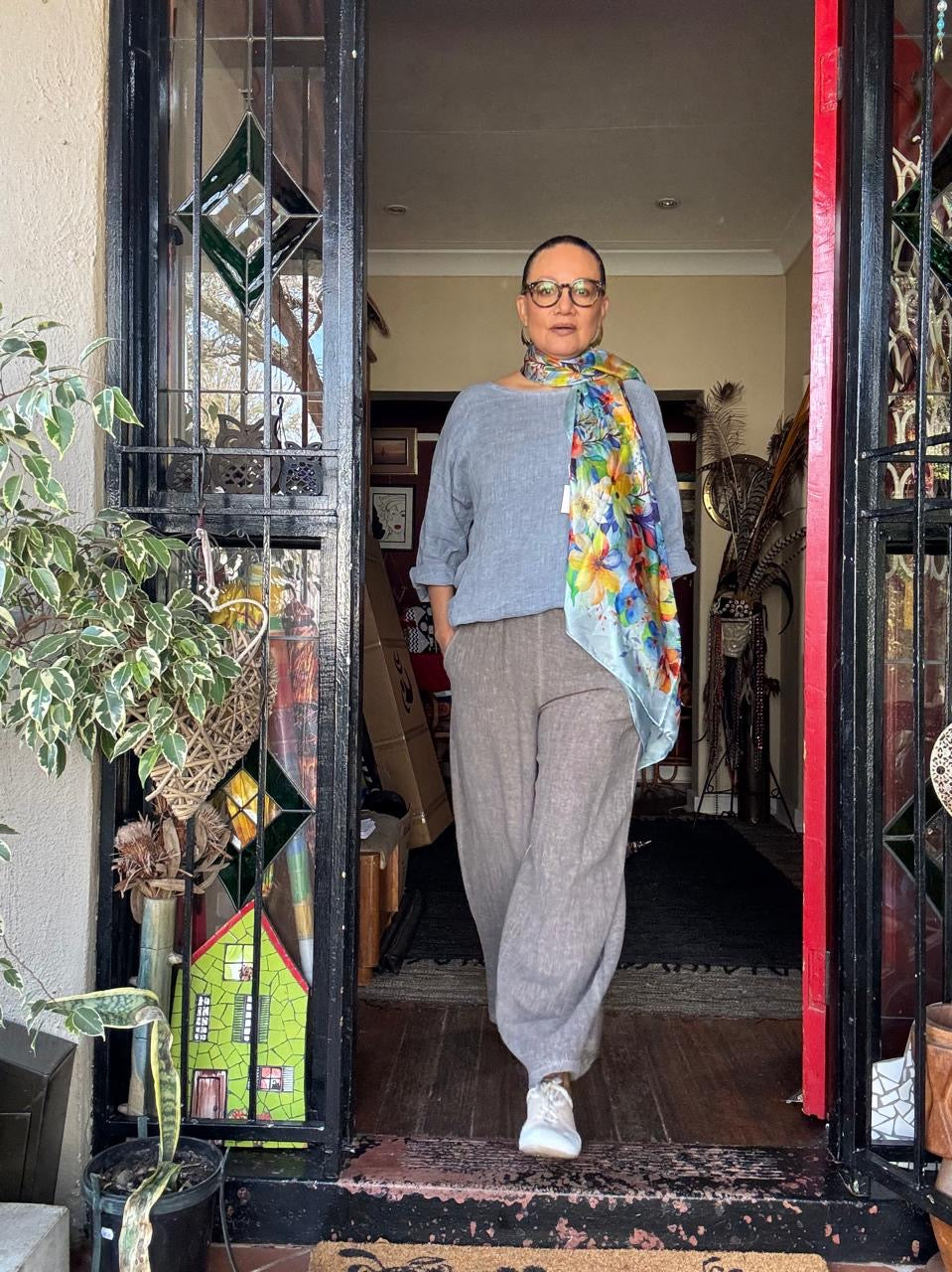 Lindy linen top