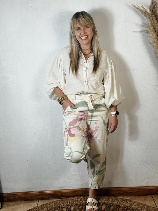 Jolie Blouse Beige