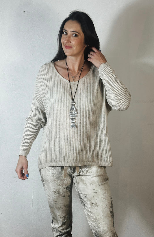 Brynne Top Beige