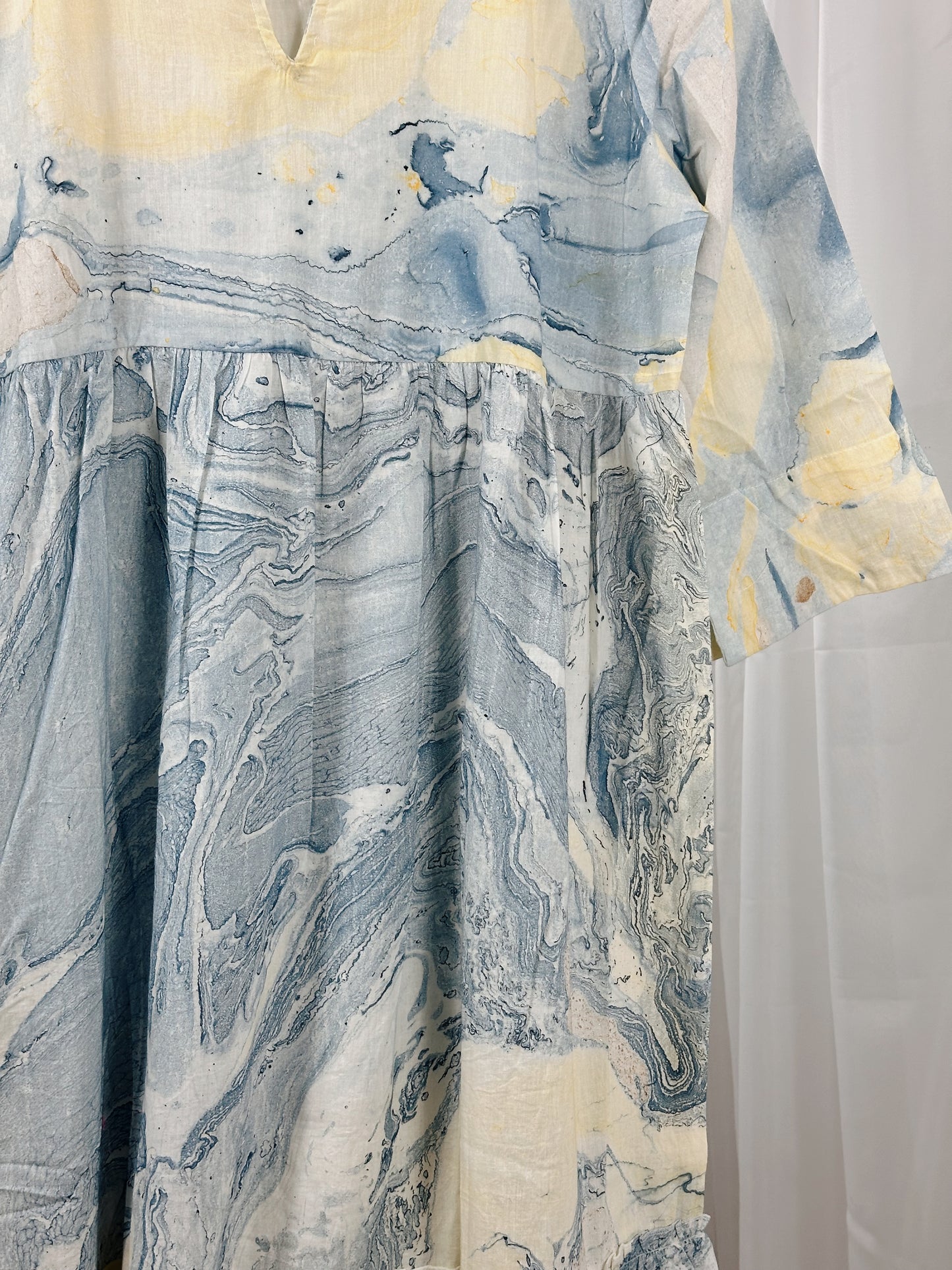 Marble Print Dress