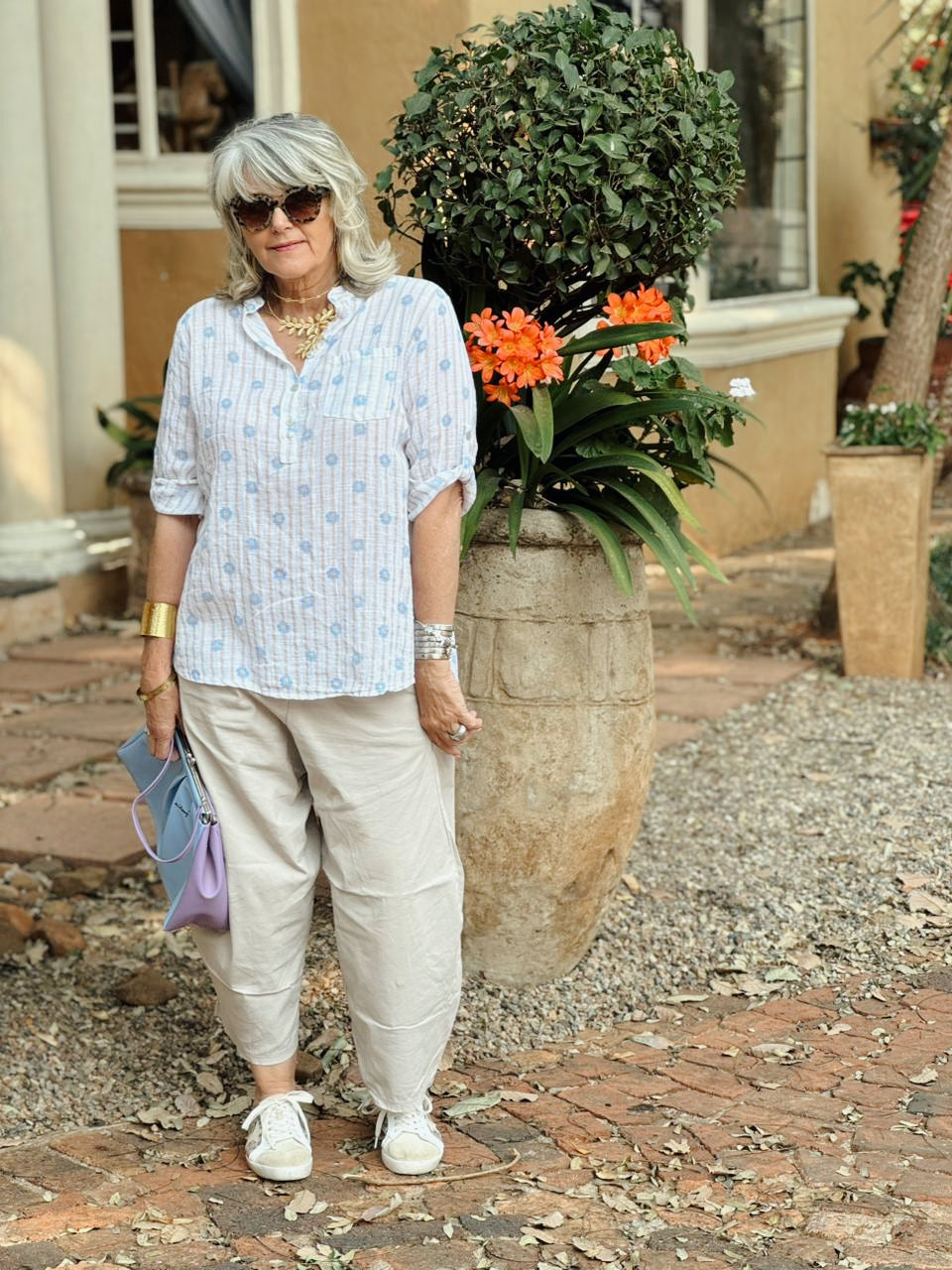 Daisy pocket top