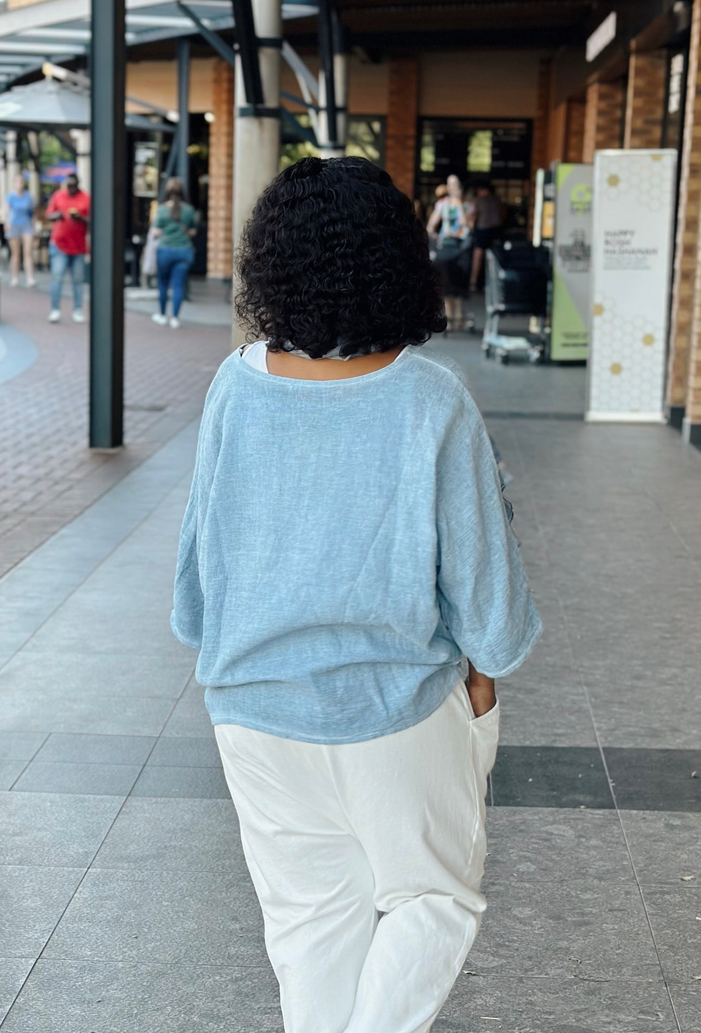 Wendy linen top