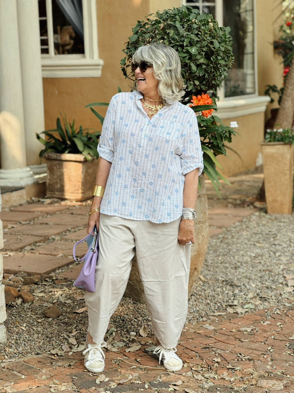 Daisy pocket top