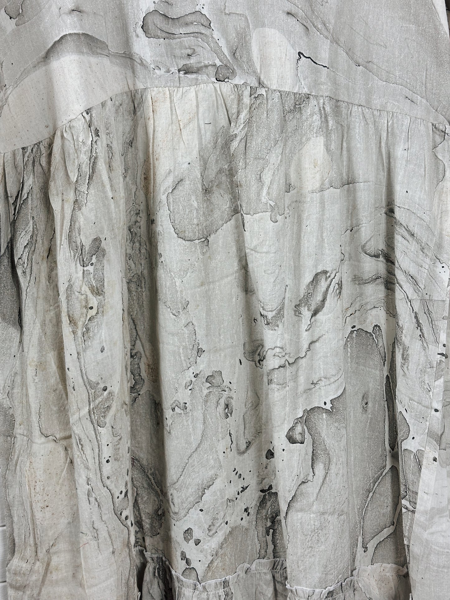 Marble Print Dress