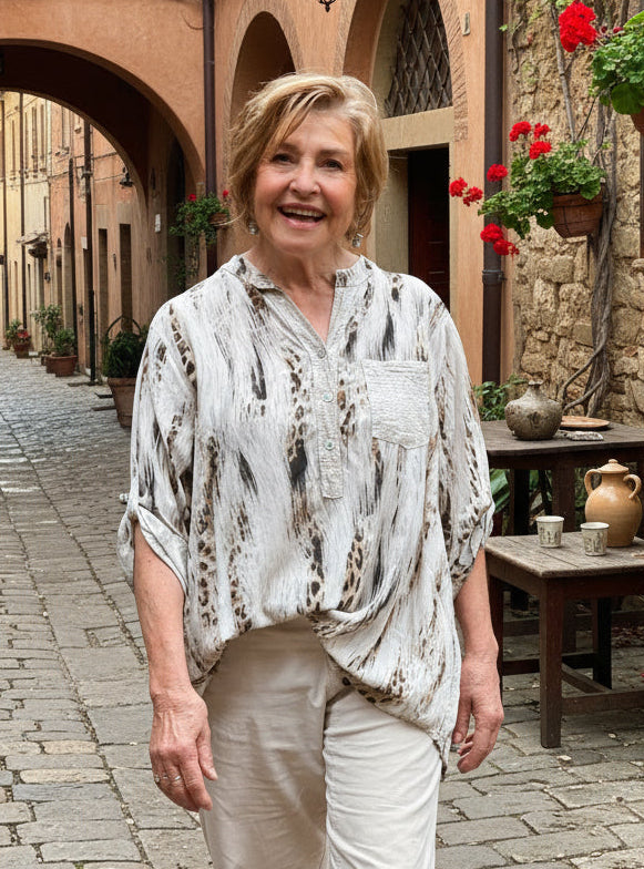 Fiona glitter pocket top