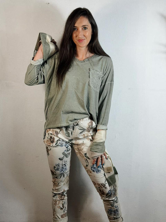 Miranda Top Olive